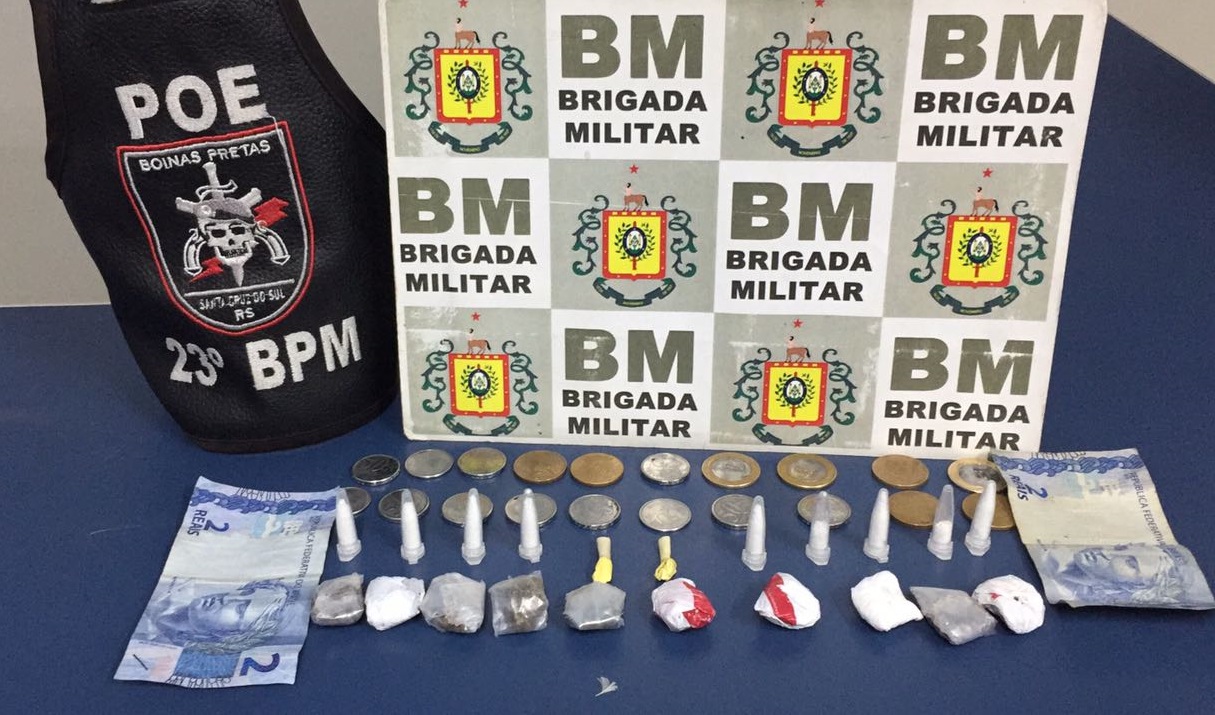 Adolescente estaria revendendo entorpecente para alunos da EMEF Santuário