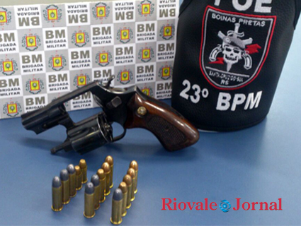 Homem foi preso por porte de arma