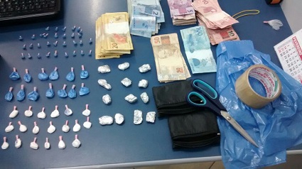 Drogas foram encontradas no Bom Jesus