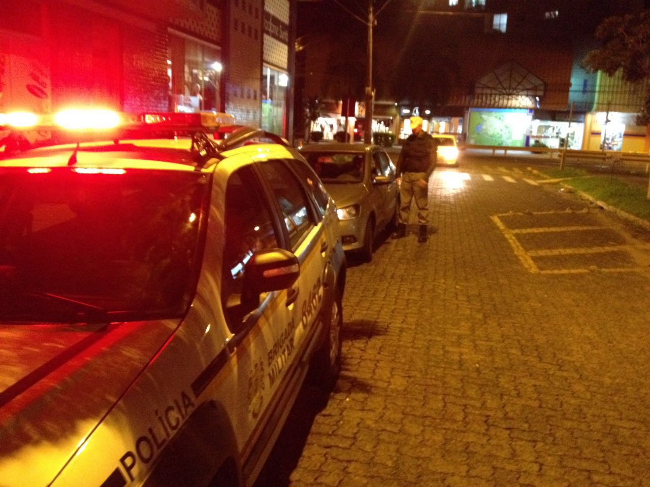 Blitz na Avenida do Imigrante