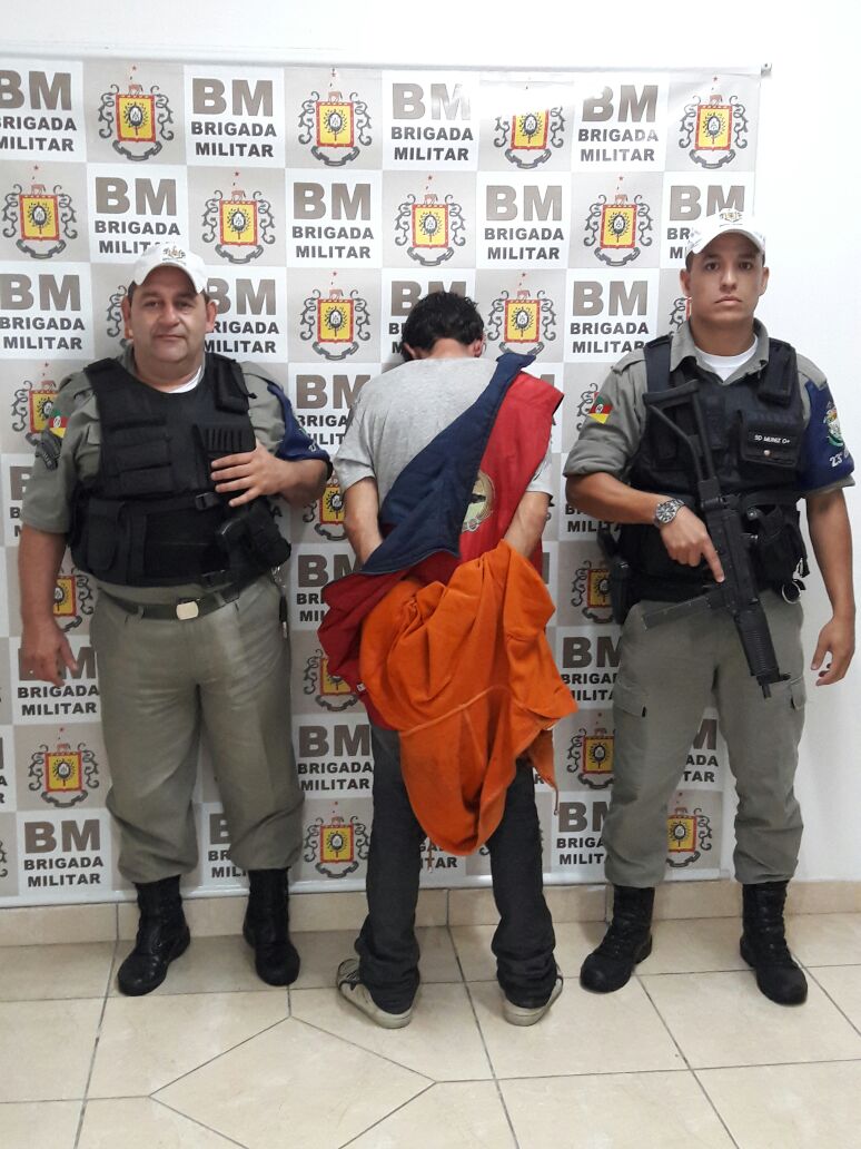 Preso em flagrante, homem foi levado ao Presídio Estadual de Venâncio Aires