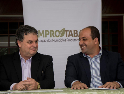 O novo presidente Beto Faria e o vice-presidente Dalvi Soares