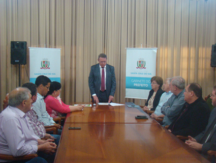 Telmo Kirst diz que projeto irÌÁ trazer mais organiza̤̣o para o municÌ_pio