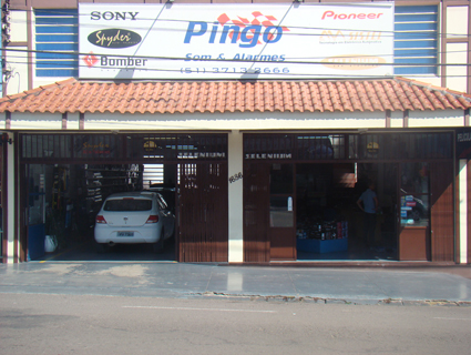 Pingo Som e Alarmes fica localizado na Rua 28 de setembro, 1686.