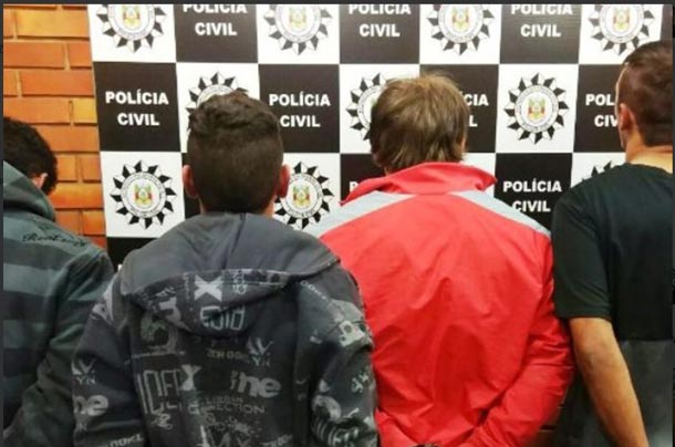 Ação da Polícia Civil com apoio da BM capturou integrantes de facção criminosa nesta segunda-feira, 19