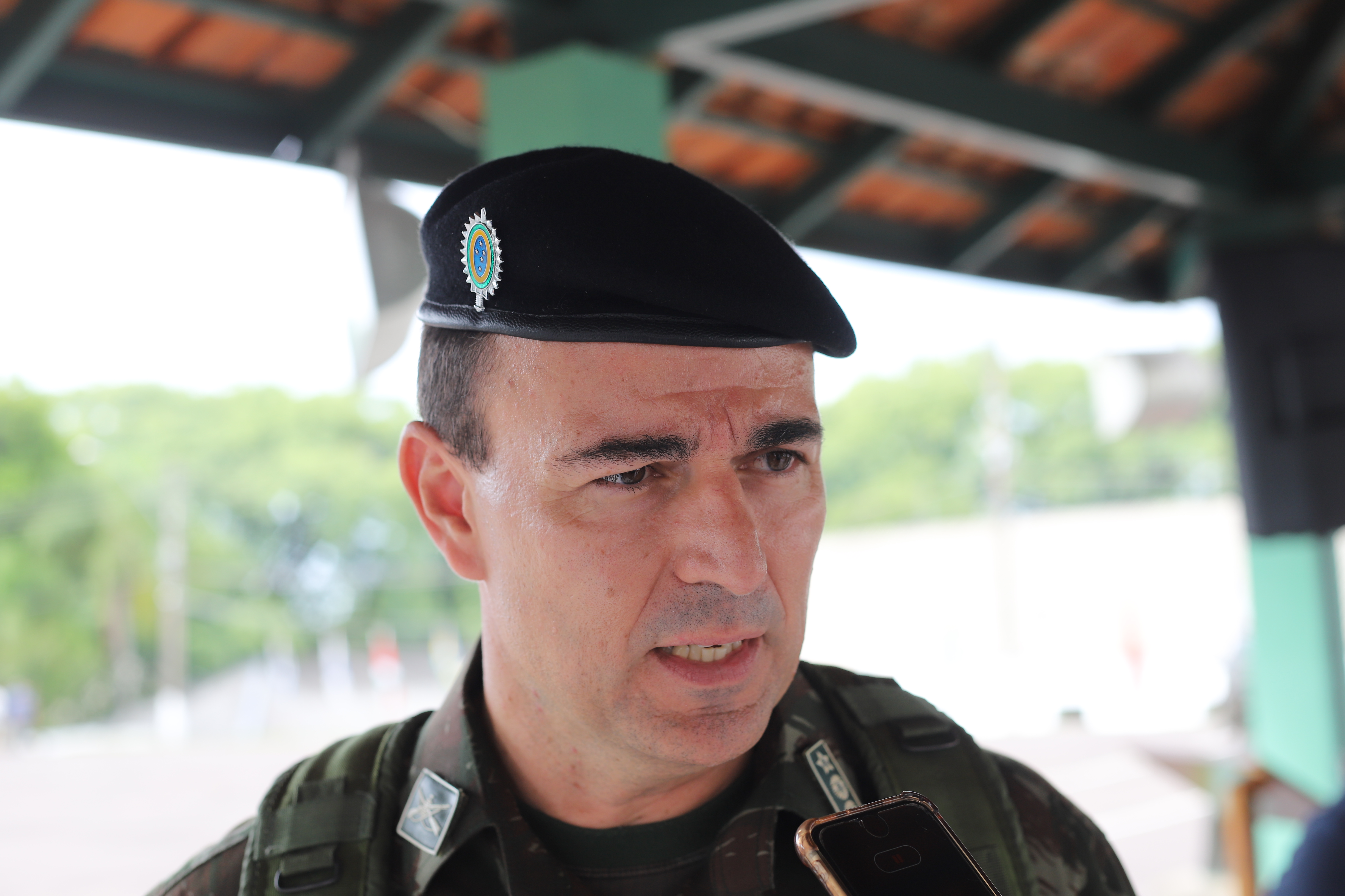 Ten Cel Fernando Barcellos da Rosa: 'é um grande desafio assumir o comando de uma unidade tão importante para o exercito aqui na região'