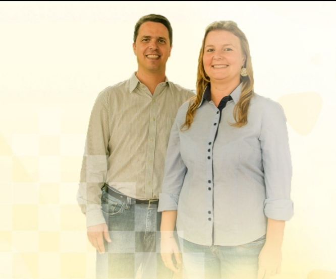 Lucas Arêas de Marco e Fernanda Kipper estão à frente do escritório Kipper e de Marco Contadores Associados