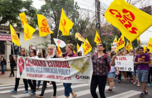 Professores pressionam governo e Legislativo hoje na Capital