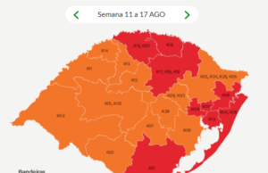 14ª rodada do Distanciamento Controlado tem nove regiões em vermelho no mapa definitivo