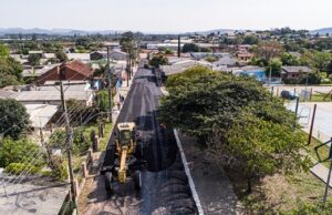 Pavimentação no Bom Jesus iniciou nessa quinta