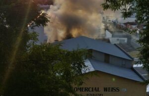 Incêndio é registrado em loja na Senador Pinheiro Machado