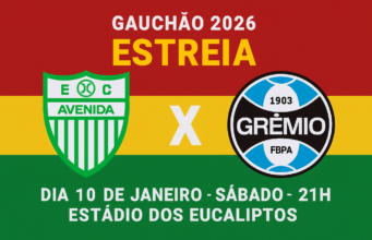 Vai começar a peleia | Ingressos à venda para estreia do Avenida no Gauchão