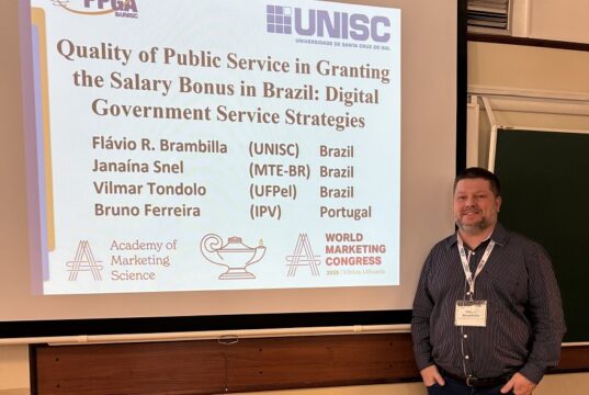 Ensino Superior | Professor da Unisc apresenta trabalho em congresso na Lituânia