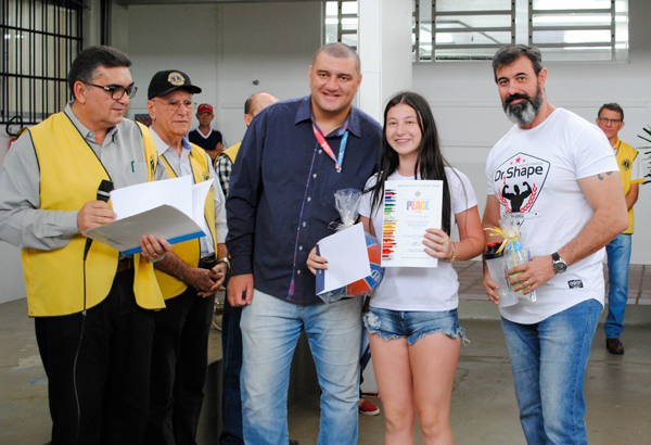 Janaína Rauber obteve o 3º lugar