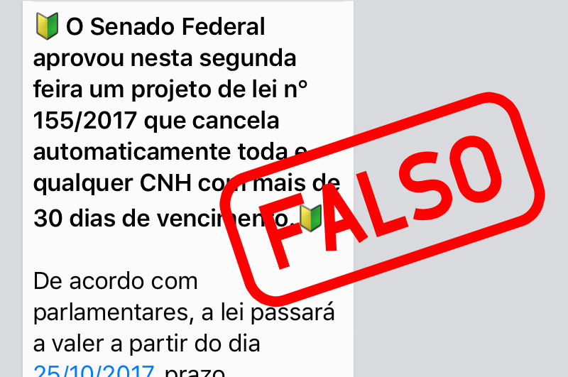 Detran RS alerta para notícia falsa nas redes sociais