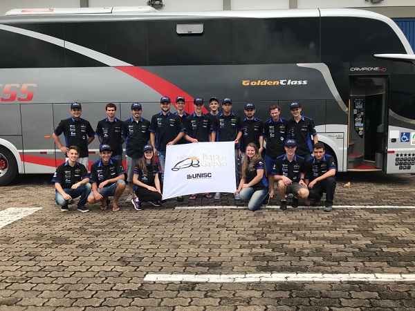 18 estudantes de Engenharia da Unisc estão em São Paulo participando da 24ª competição Baja SAE BRASIL 