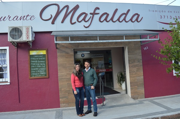 Restaurante Mafalda: Cláudio e Vanderlea Grieger