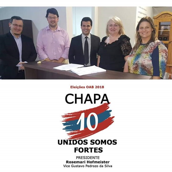 Chapa da situação concorre com o número 10 e o lema