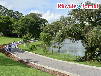 Pista Multiesportiva ao redor do lago, com cerca de 660m, foi inaugurada em 2016