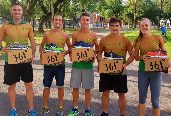 Fabiano Peçanha, Filipe Matter, Daniel Zimpel, Juliano Kommer e Jaqueline Weber