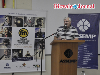 Festival acontece entre os dias 17 e 19 de março