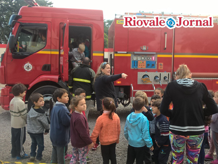 Crianças puderam conhecer de perto o trabalho dos Bombeiros 