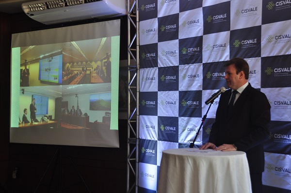 Giovane Wickert, presidente do Cisvale, apresentou o projeto