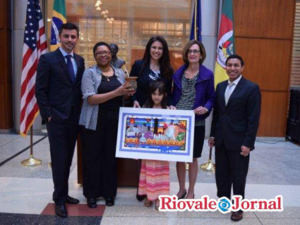 Brasileiros e americanos compartilharam um pouco da cultura gaúcha