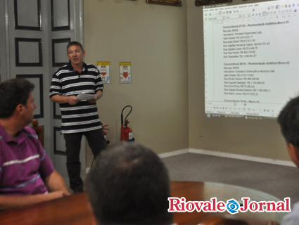 Jéferson Gerhardt, secretário de Planejamento e Gestão, explicou onde serão realizadas as obras