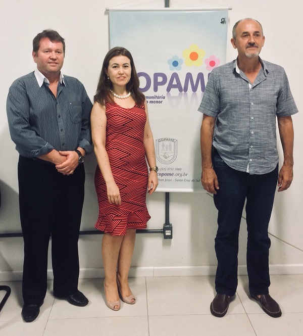 Roberto Gross, Andreia Habekost e Mauro Braun 