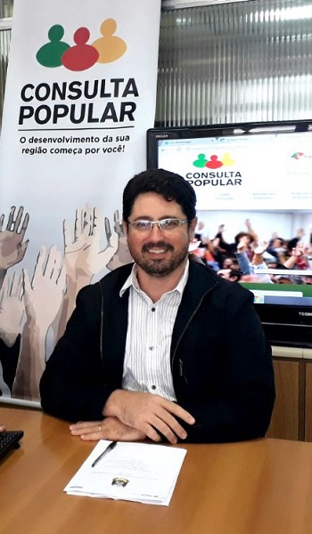 Coordenador Estadual da Consulta Popular 2018, Teonas Baumhardt