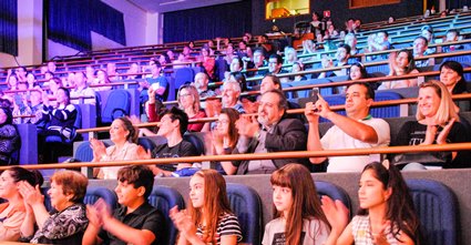 Familiares prestigiaram as apresentações dos pequenos