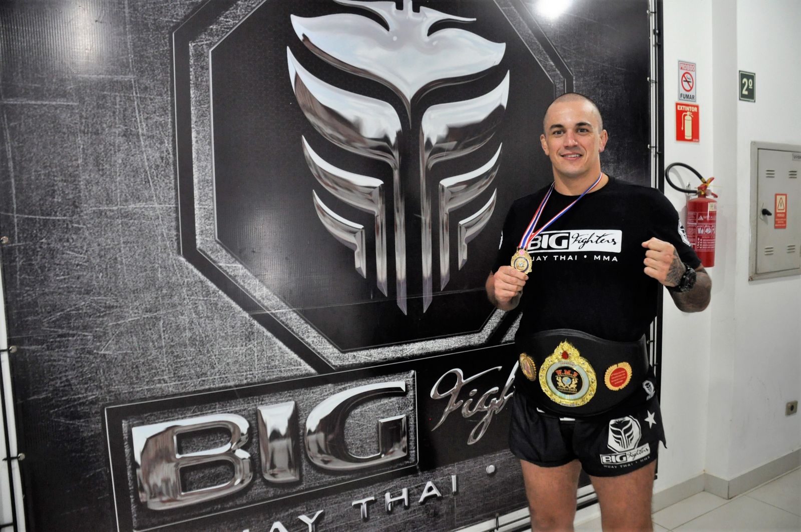 Big Castilho foi Campeão Mundial em março na Tailândia e organiza evento em Santa Cruz