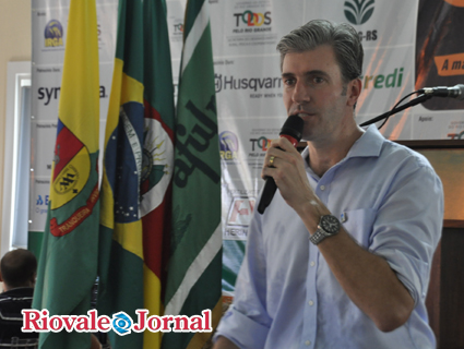 Diogo Leuck, presidente da Ageflor, falou sobre silvicultura