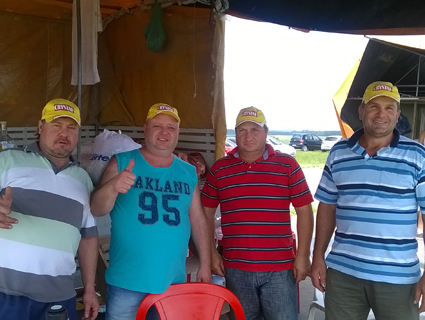 Dorvalino Bosque montou acampamento no sábado pela manhã