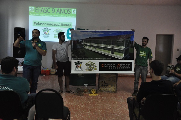 Para que a Efasc possa funcionar na nova sede, é necessário construir ainda a parte dos dormitórios