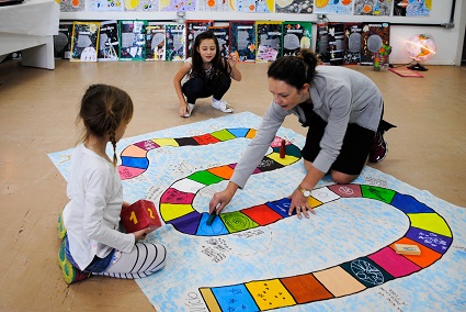 Famílias puderam participar das atividades