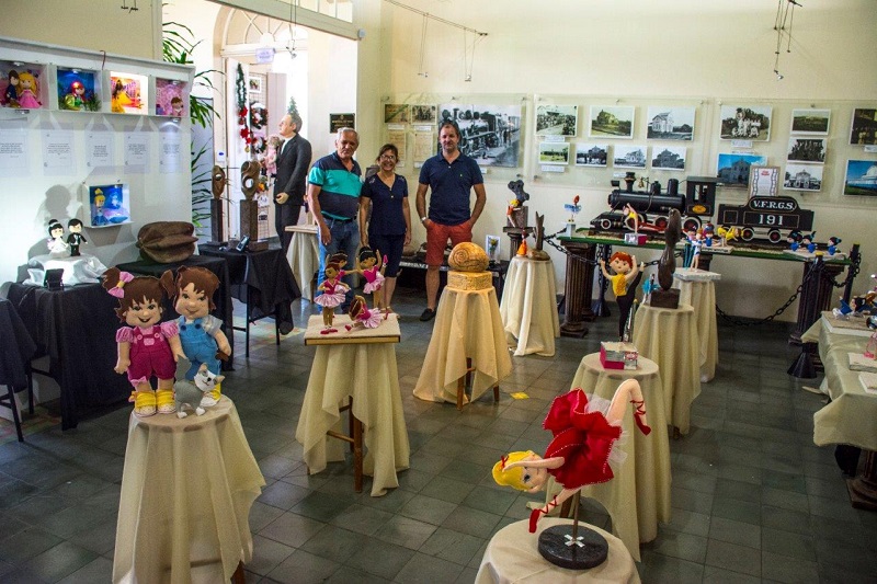 Trabalho do trio pode ser conferido até o próximo sábado, dia 23 no Centro de Cultura Jornalista Francisco José Frantz