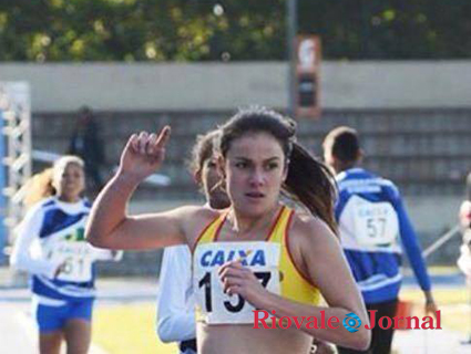 Gabriela Bender venceu a prova de 1500m com a marca de 4min40seg