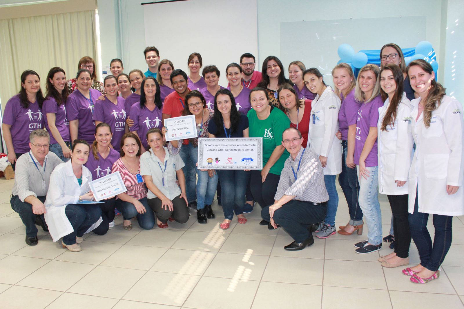 Grupo de Trabalho de Humanização (GTH) é composto por 20 integrantes de diferentes áreas profissionais