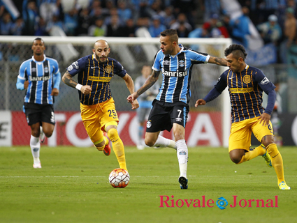 Grêmio perdeu para o Rosario Central na Arena: situação ficou difícil na Libertadores