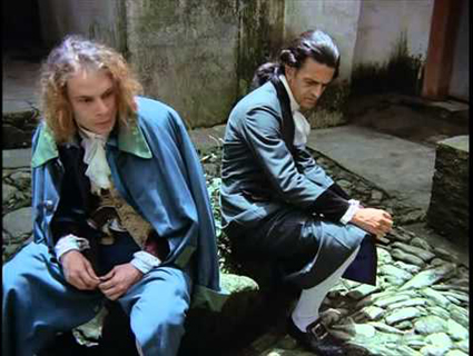 José Wilker, à esquerda, interpretou Tiradentes no filme