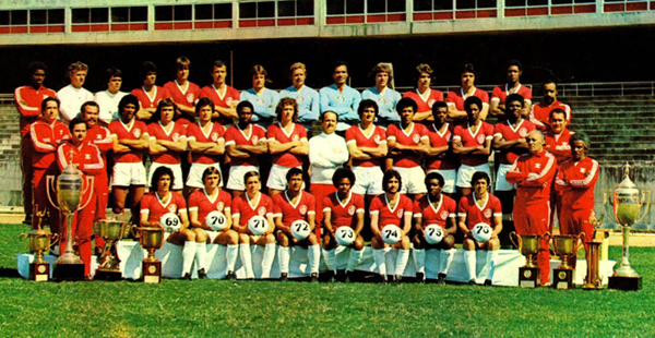 Grupo do Internacional em 1976