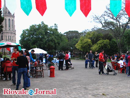 Movimento foi intenso durante a realização do Vivere L'Itália