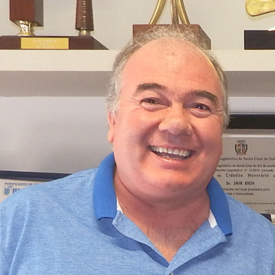Jair Eich, presidente do Avenida