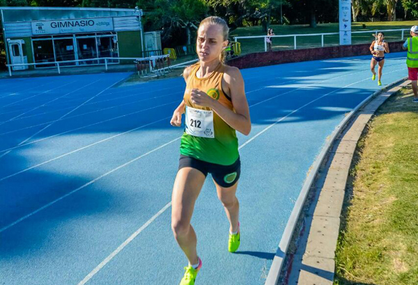 Jaqueline Beatriz Weber saiu-se bem em corridas altamente competitivas realizadas em Montevideo