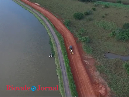 Obras já estão em andamento no entorno do lago