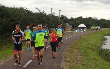 Corrida de Revezamento ocorre na manhã de domingo, 28 