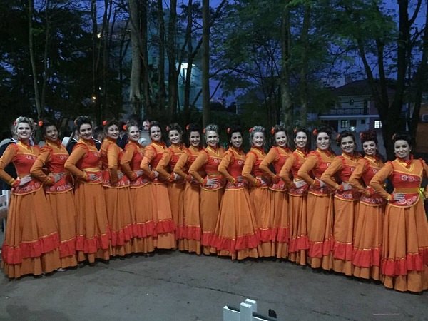 Prendas da invernada do CTG Lanceiros de Santa Cruz