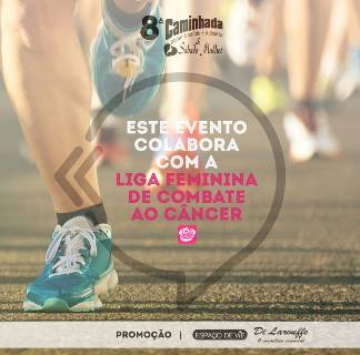 Renda da 8ª Caminhada será revertida para a Liga Feminina